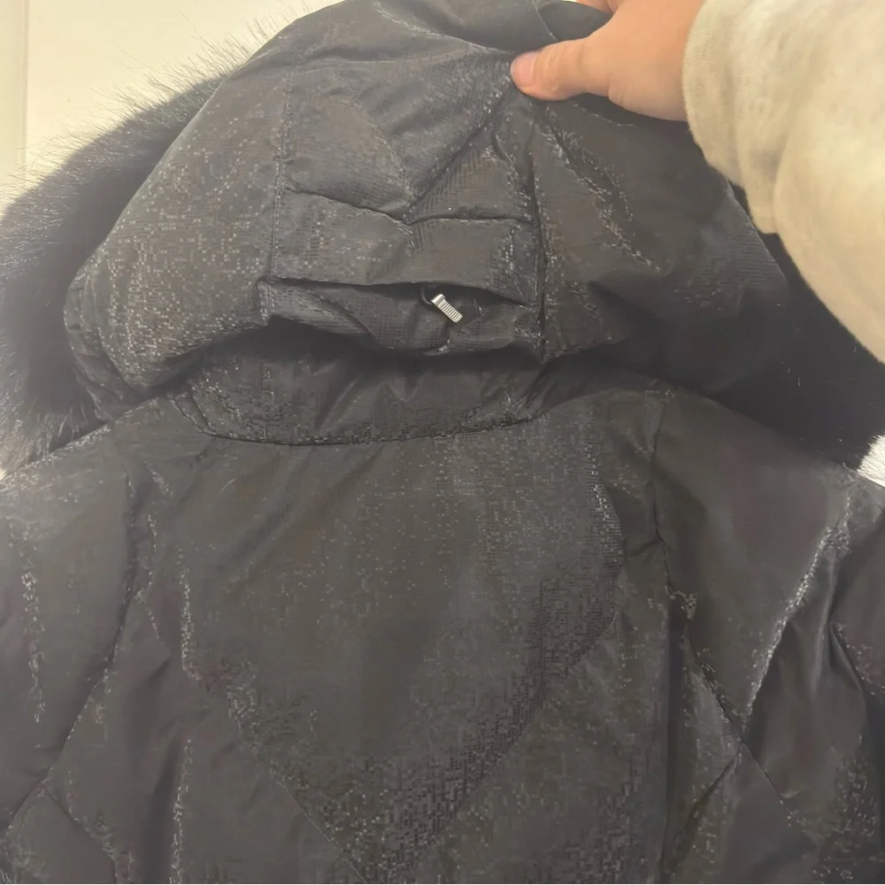 Obermeyer Bombshell Luxe Black Diamond Print Insulated Ski Snow Jacket
